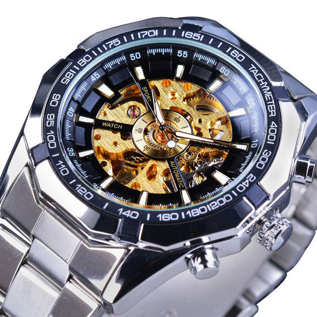 A Drop Shipping Forsining Watch Mode Homme Casual Classic Populaire Waterproof Manual Mec