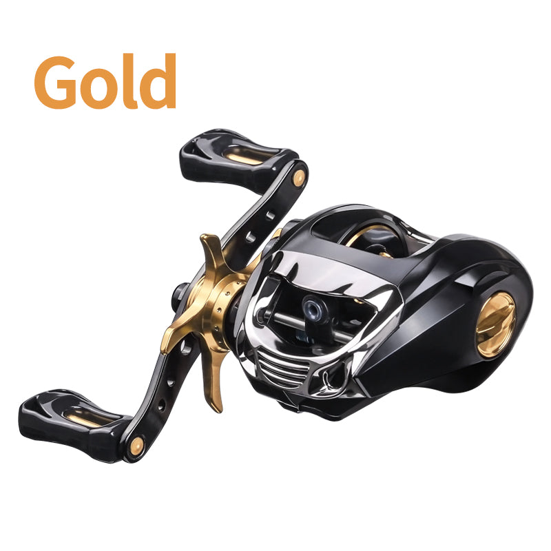 Metal Raft Reel de pêche Luya Hit Black Long Cast Anti Blast Line