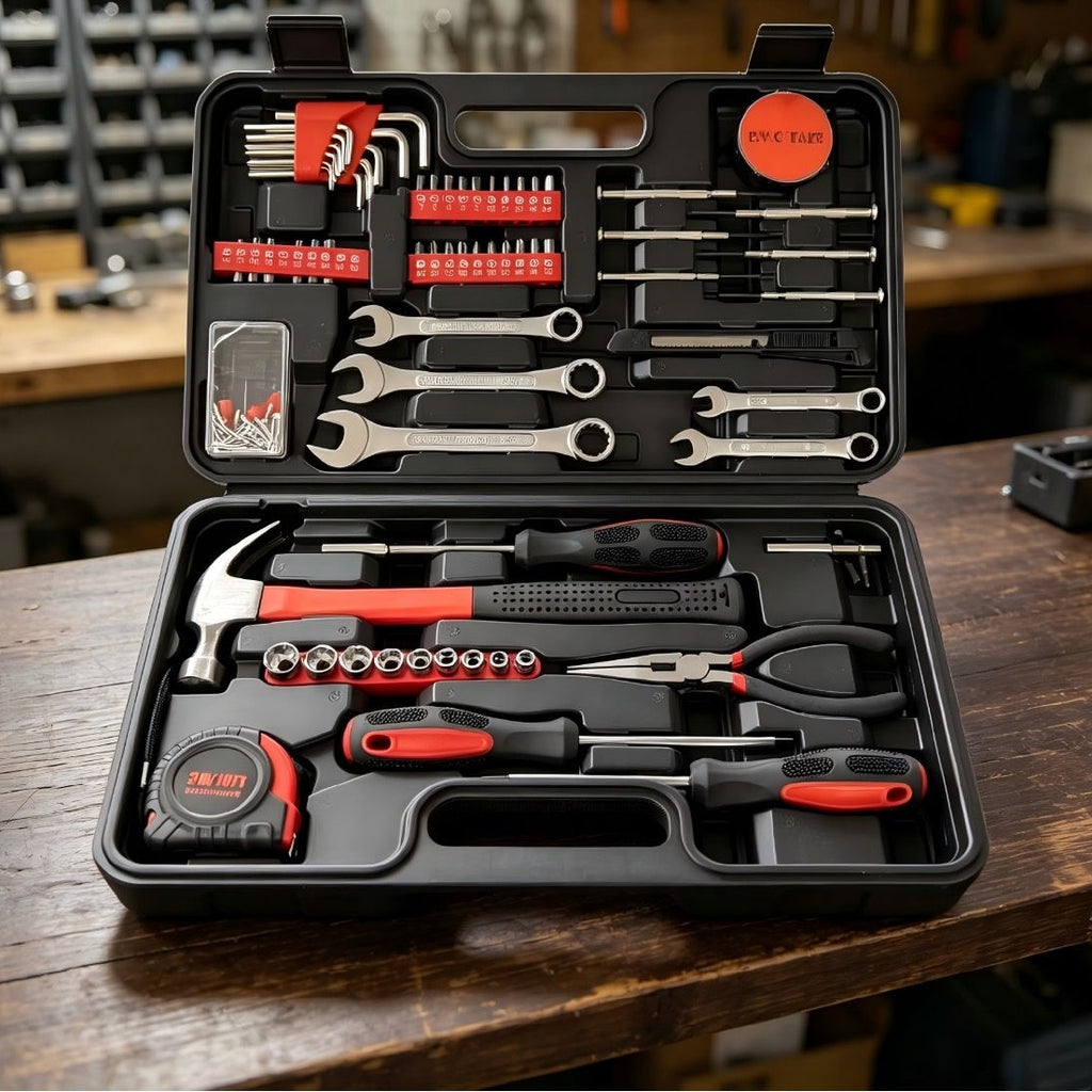 Ensemble d'outils de réparation complète de la boîte à outils - 146 pièces Home Kit Auto-épictop seulement