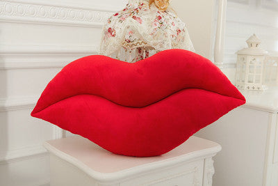 Creative sexy peluche oreiller grandes lèvres