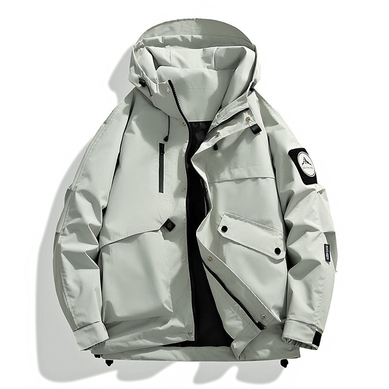 Veste à capuche pour hommes Vêtements de dessus décontractés élégants pour adolescents