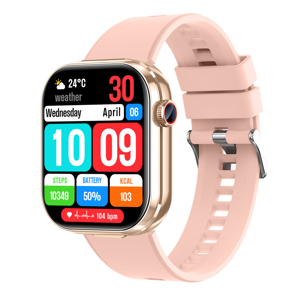 T99 Téléphones d'écoute TWS Watch 2-en-1 Bluetooth appelant la surveillance de la fréquence cardiaque