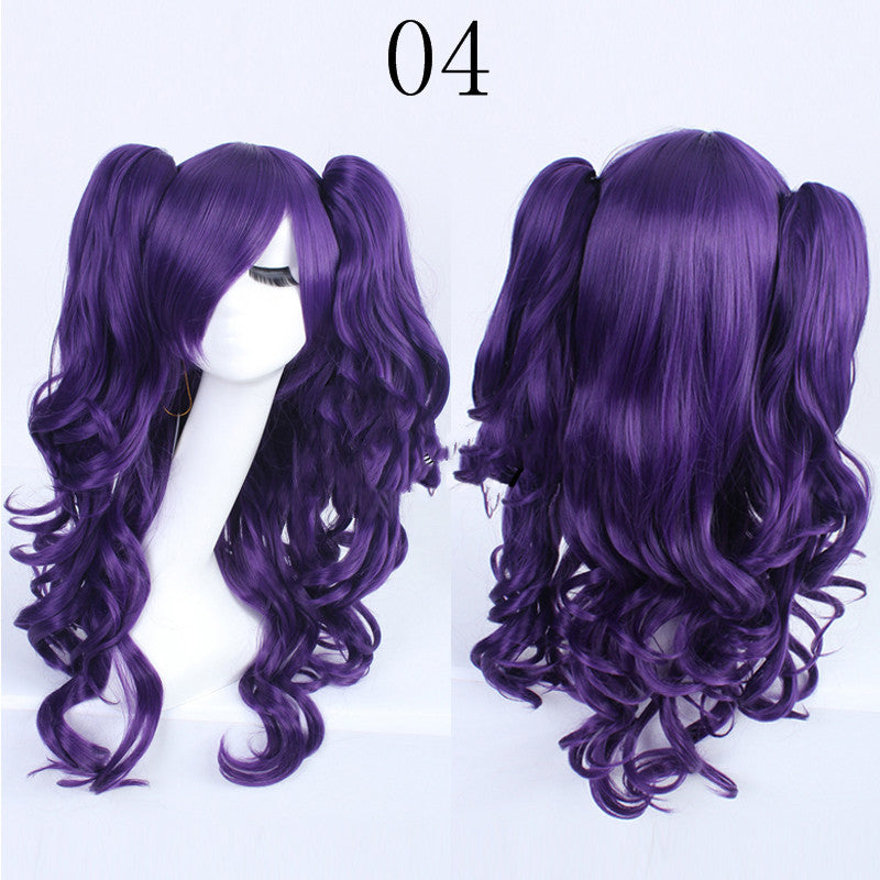 Double clip tigre style lolita perruque