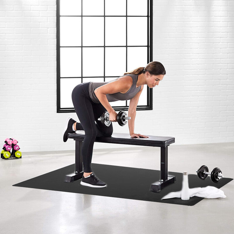 Treadmill Pad Équipement d'exercice Mat NBR Floor Protector For Gym Home Fitness