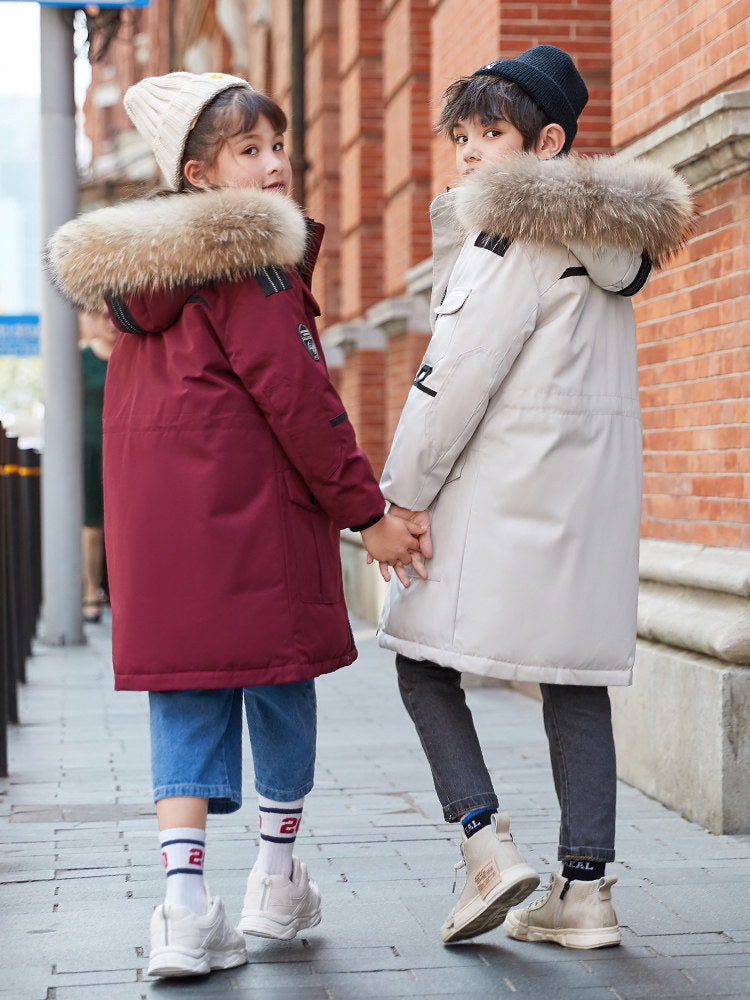 Veste de bas pour enfants Garçons de taille moyenne Épaisseur Plus
