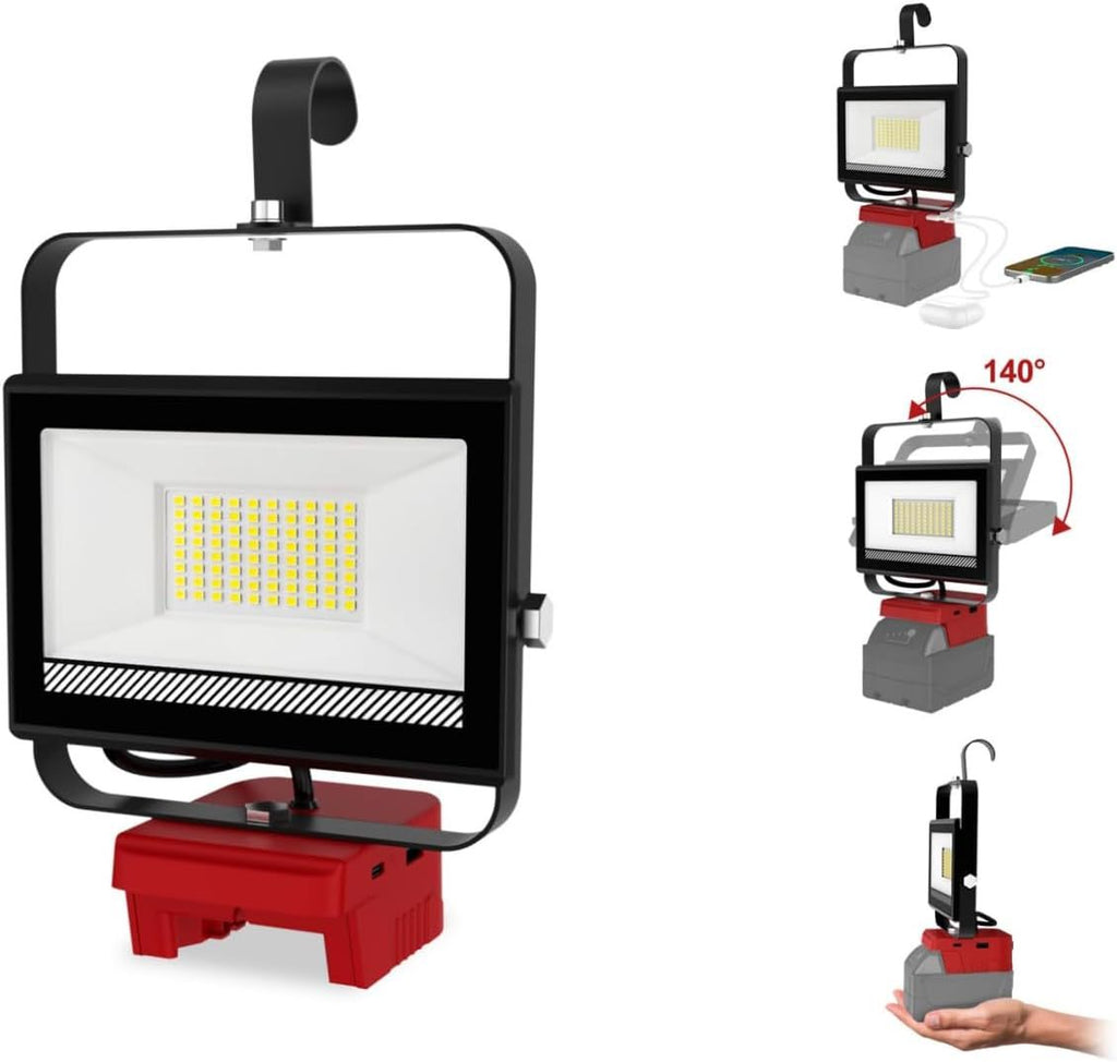 Batterie Lithium de plein air Charging Camping Light Un portable multifonctionnel Haute luminosité