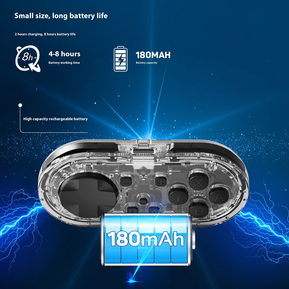 Mini Poignée Barre Fin Bluetooth Vibration continue Réveillement