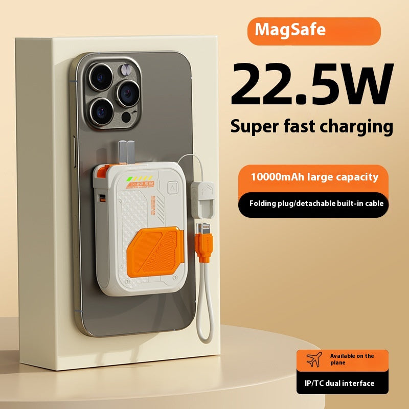 Chargeur sans fil magnétique 5-en-un avec câble