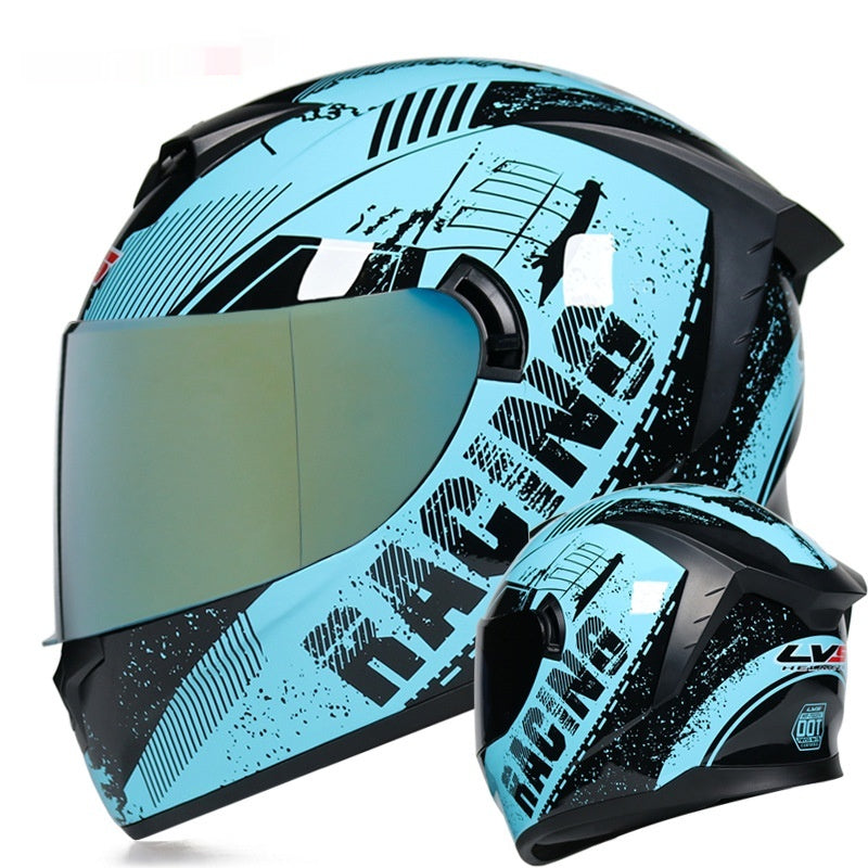 Men and Women Dual Lens Motorcycle Helmet