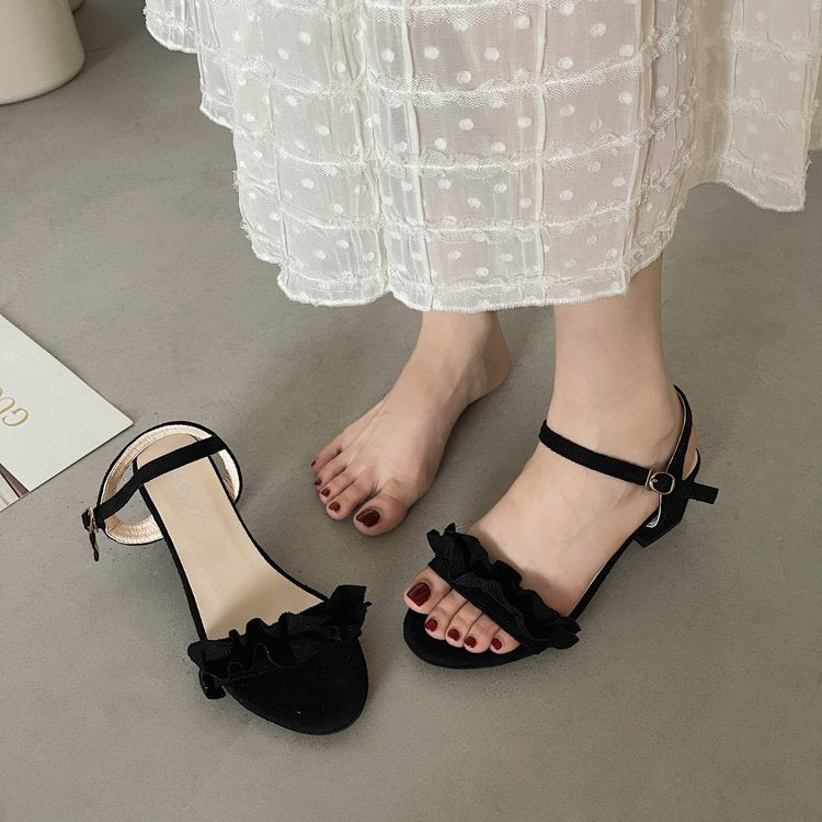 Style fée Sandales romaines douces pour les femmes