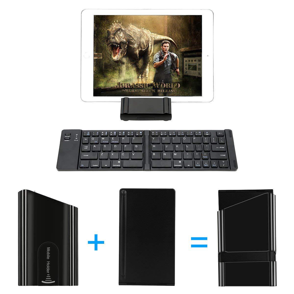 Pliage métal Bluetooth pliable clavier Mini Bluetooth sans fil