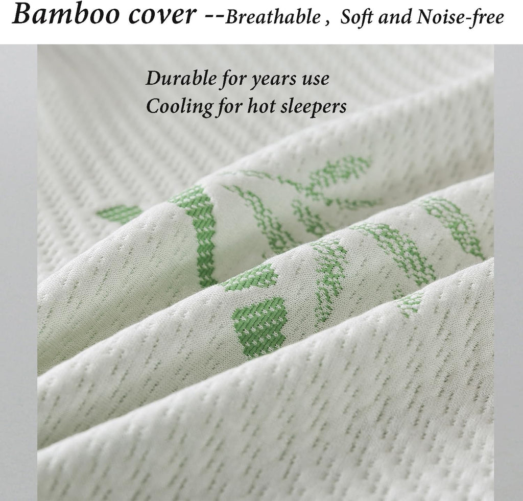 Taille du roi Rayon dérivé de l'oreiller en bambou
