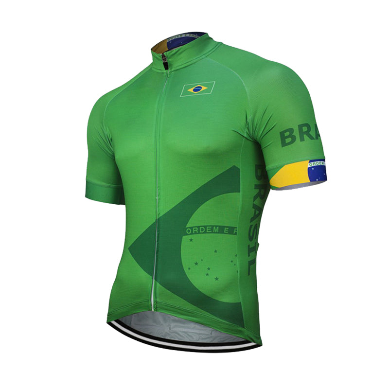 Été Brésil Team Cycling Jersey Men's Tracksuit