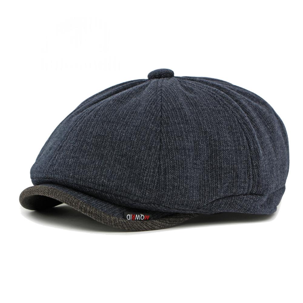 Chapeau Octagonal vintage chaud homme
