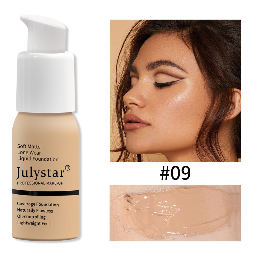 Maquillage de la Fondation hydratante