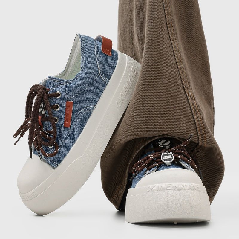 Spring canvas skate shoes