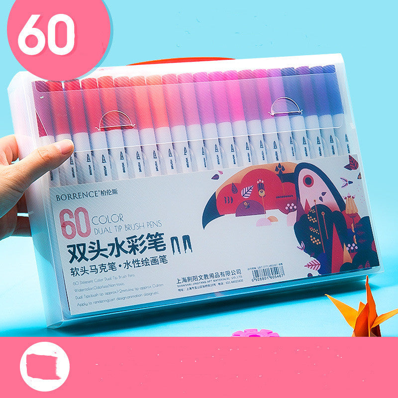 Stylo aquarelle Ensemble d'élèves de l'école primaire