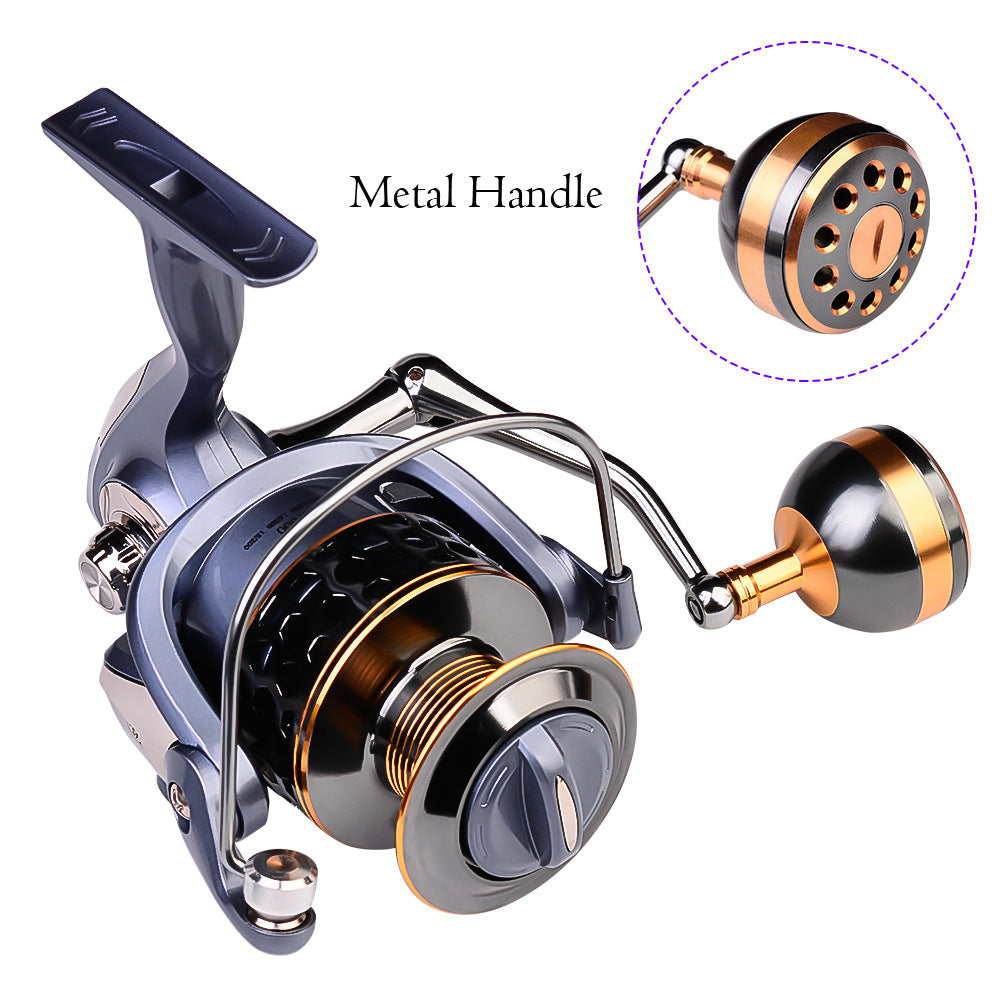 Roue de pêche Full Metal Thread Cup Luya Spinning