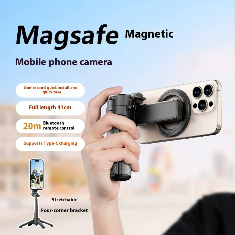 Portable Selfie Timer Cell Phone Holder Bracket Magsafe Camera Grip