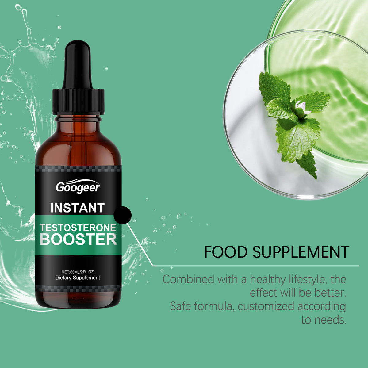 Instant Testosterone Booster Drops