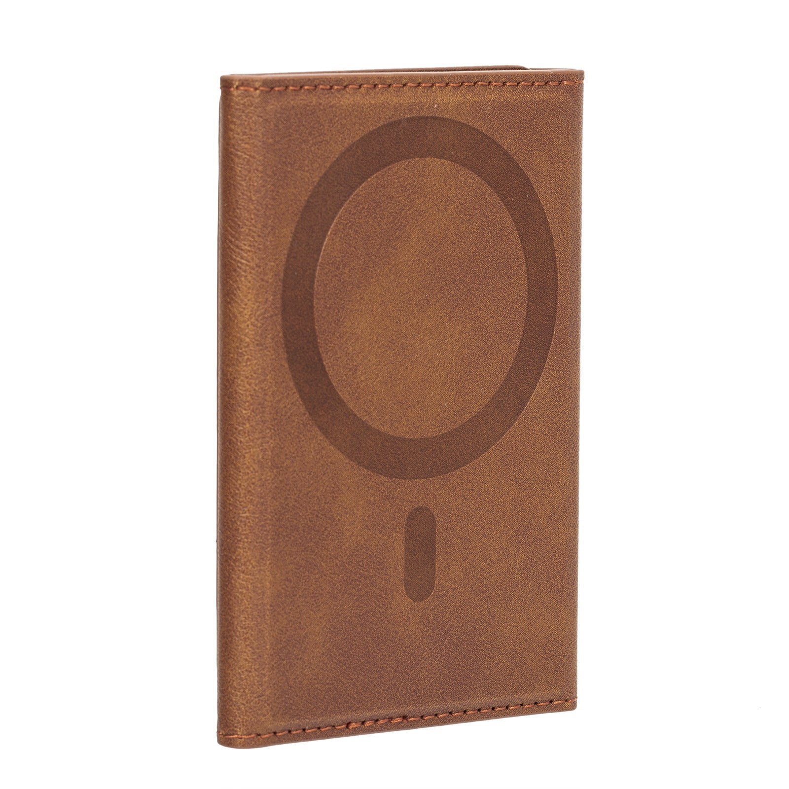 Porte-cartes magnétiques triples en cuir