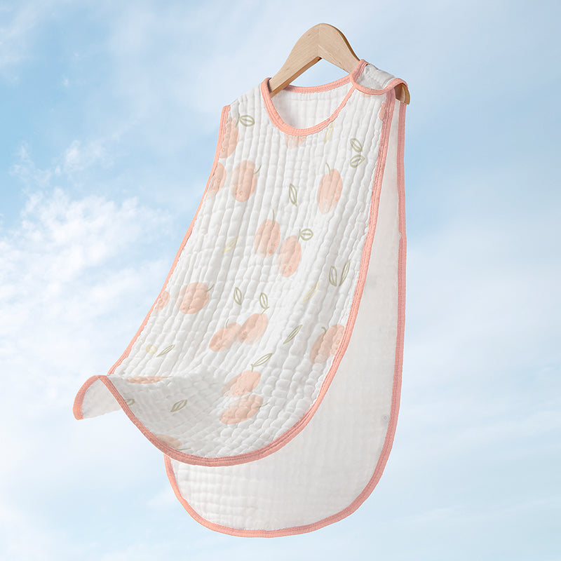Cotton Gauze Sleeveless Vest Newborn Sac de couchage pour enfants