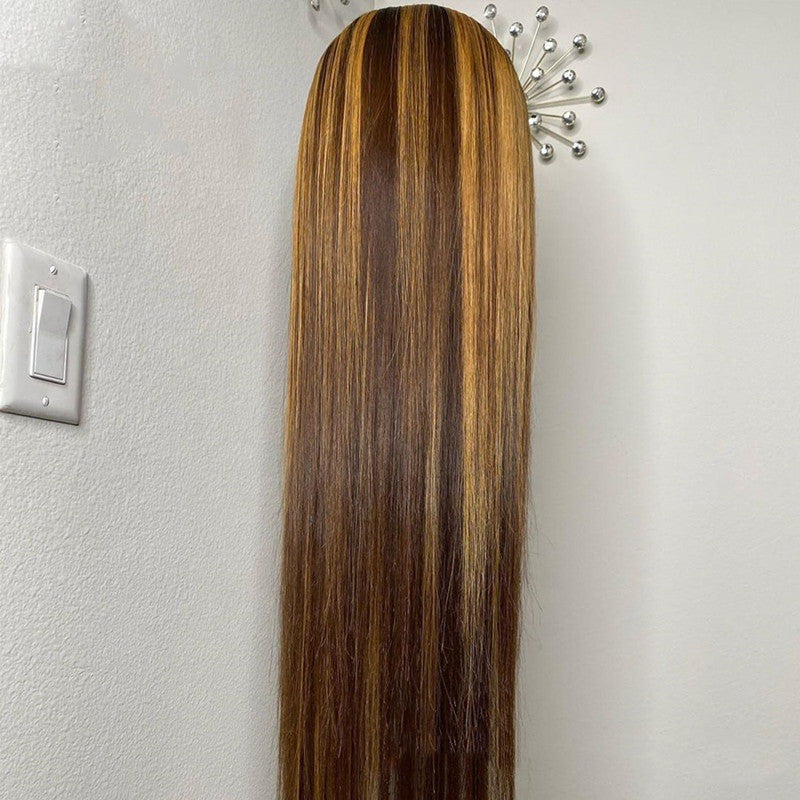 Couleur du piano Cheveux réels Tête en T
