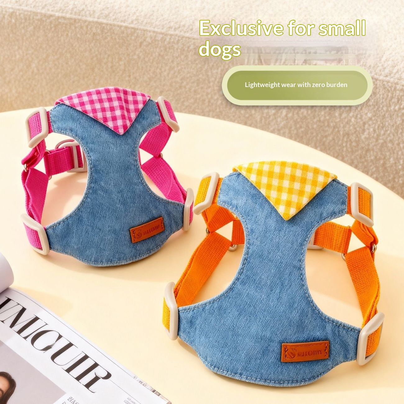 La ceinture de poitrine de chiot n'est pas serrée
