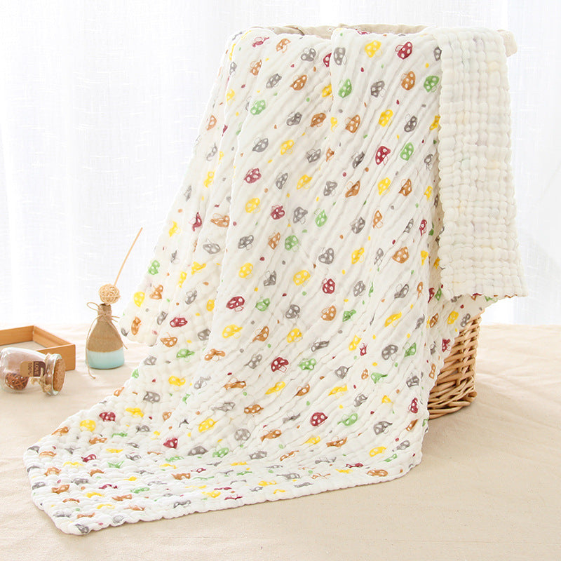Simple impression Creative 6 couches Serviette de bain Gauze Baby