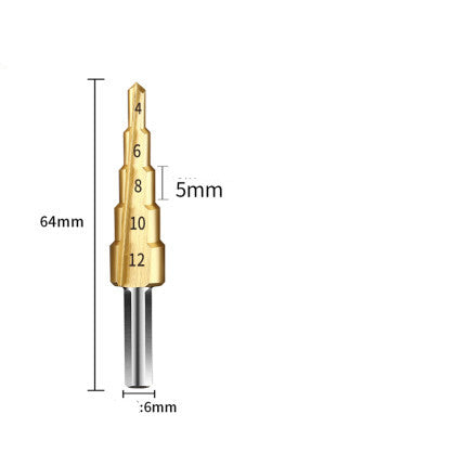 Pagoda fore bit universel en métal en acier inoxydable ouverture de trou spécial