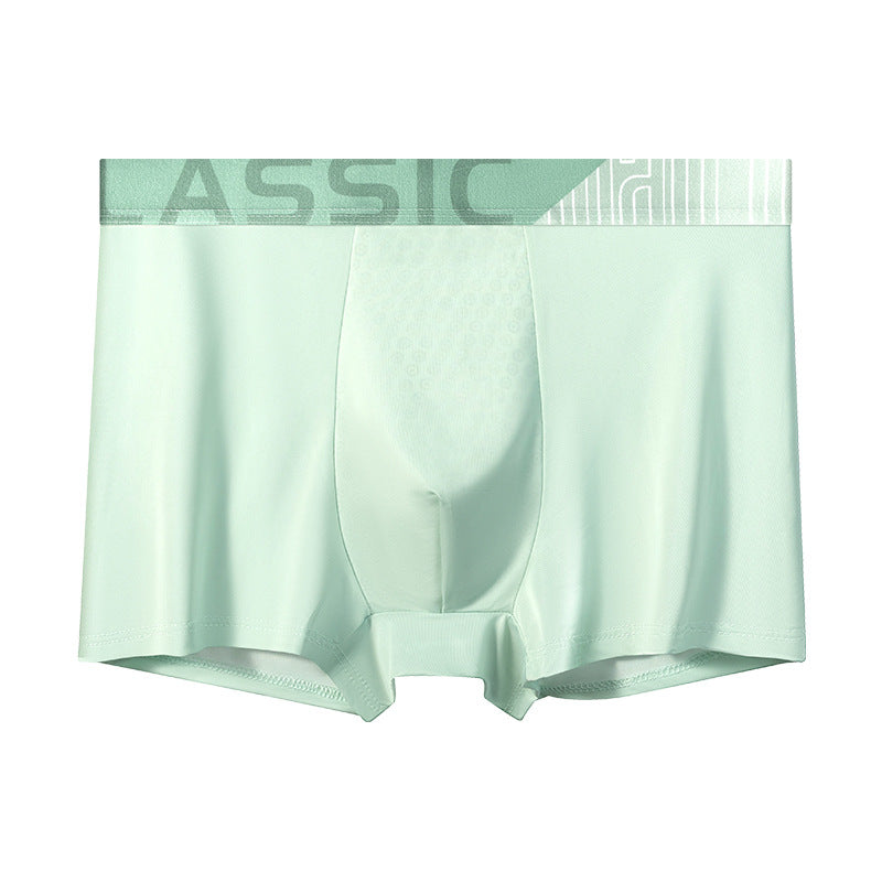 Slip de boxeur en soie de glace homme respirant