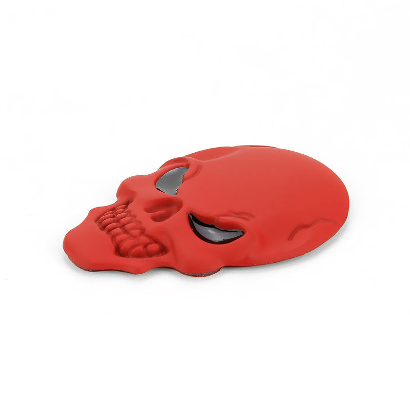 Auto Autocollant de crâne en métal Sticker du corps Red Eye Ghost Head
