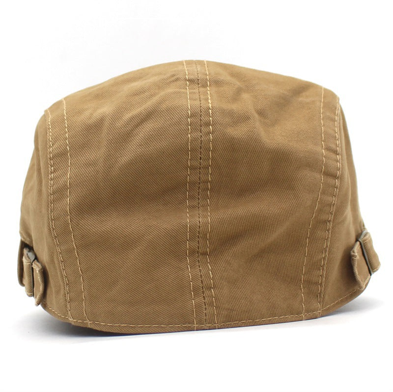 Bracelet en cuir Jeans Button Hommes et femmes Retro Peaked Cap
