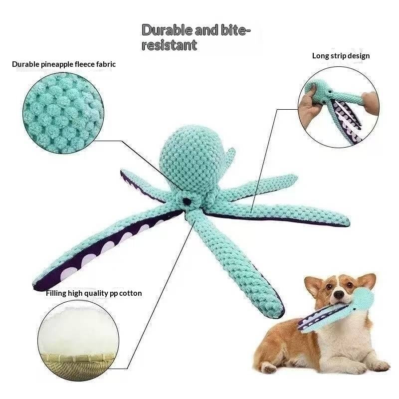 Jouet à croustilles pour chats et chiens à six pattes