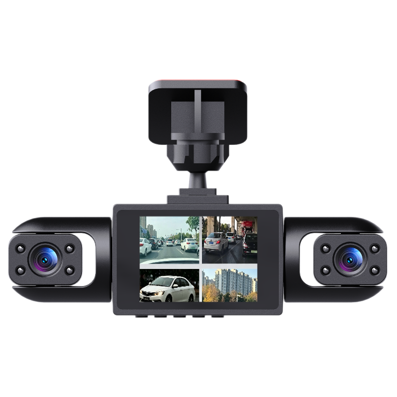 1080P enregistreur de conduite haute définition avec quatre objectifs