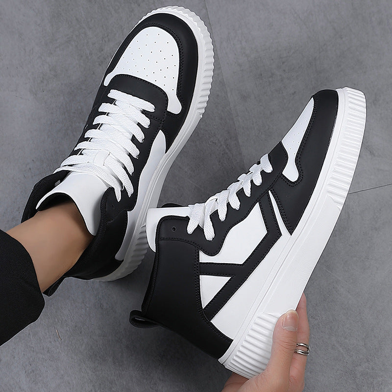 Couple Mid-top Korean Style Spring Sneakers