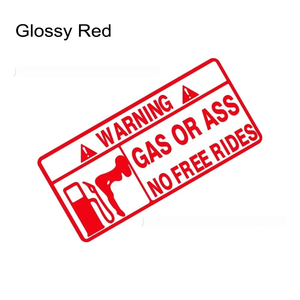 Sticker de voiture réfléchissant avec avertissement lettres anglaises