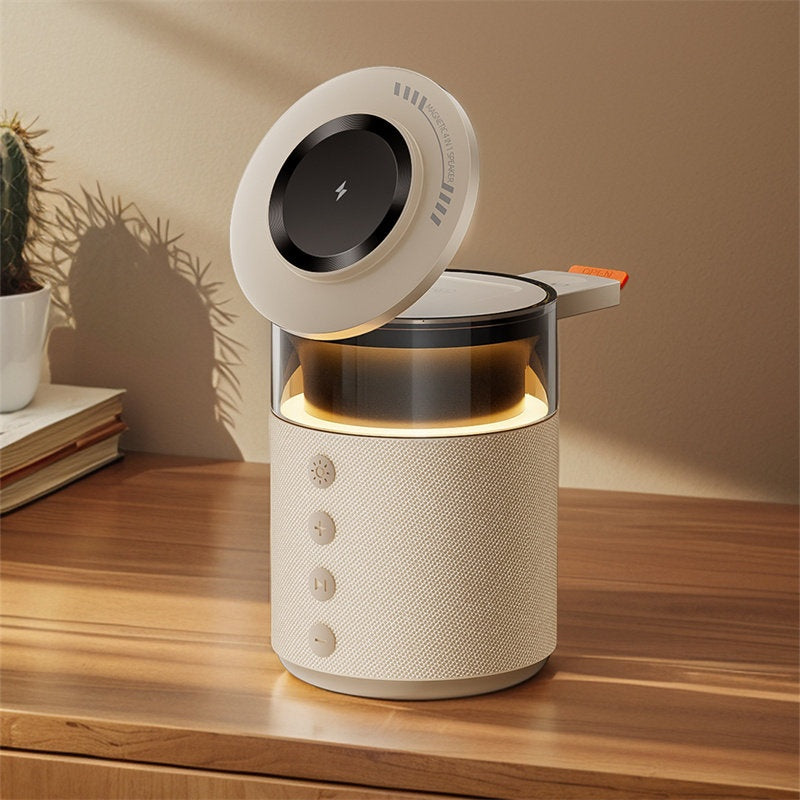 Chargeur de téléphone sans fil pour garçons et filles Haut-parleur Bluetooth multifonctionnel comme une Valentine
