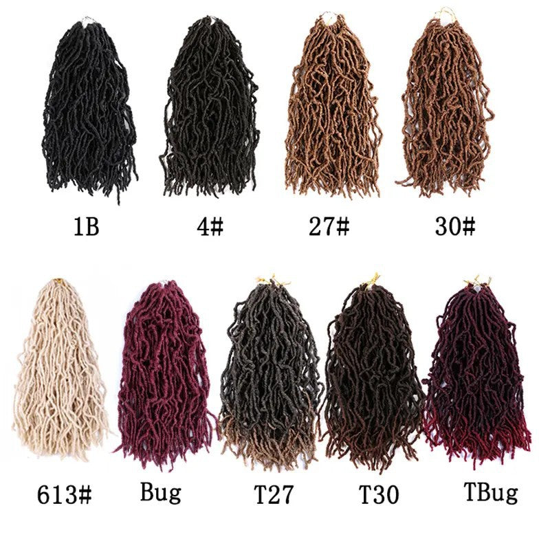Vers de terre Crochet de fibre chimique Perruque