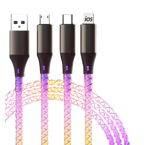 Ligne de charge progressive de Streamer coloré