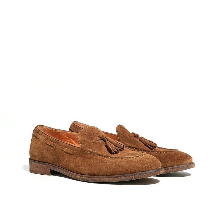 Chaussures Suede Tassel Suede de style britannique