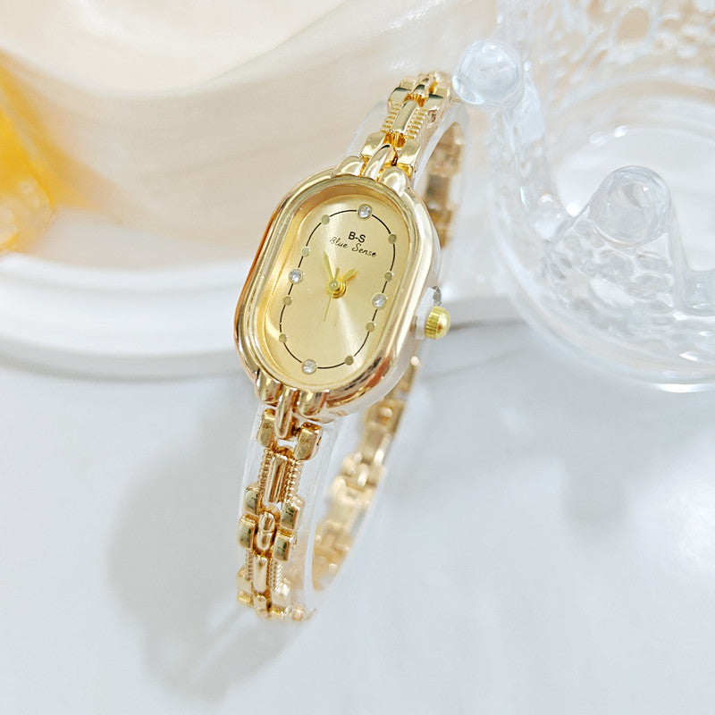 Rétro Luxe Montres Femmes incrustées de diamants