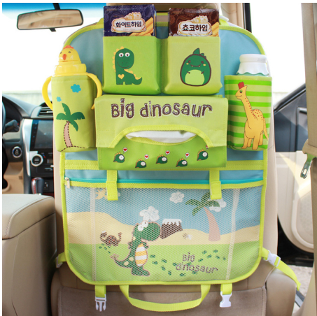 Cartoon voiture sac de rangement siège sac suspendu