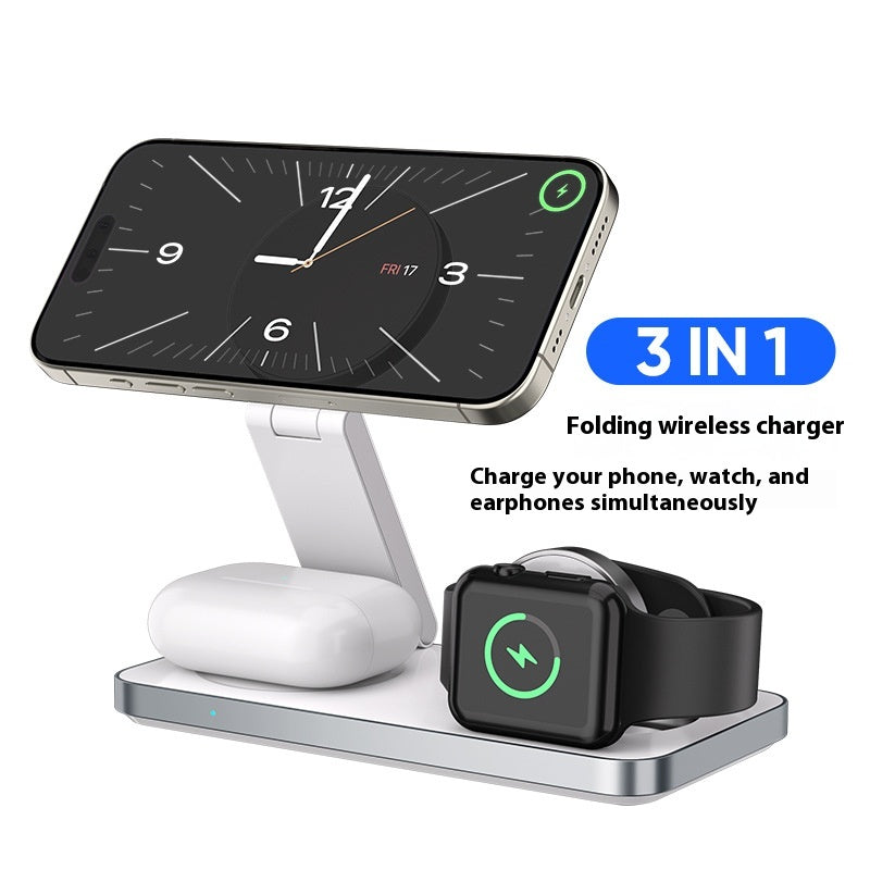 Solid Color 4-in-1 Magnetic Wireless Charger