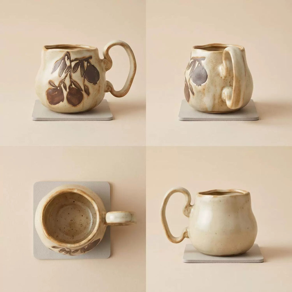 Tasses de café Yao Bian en grès