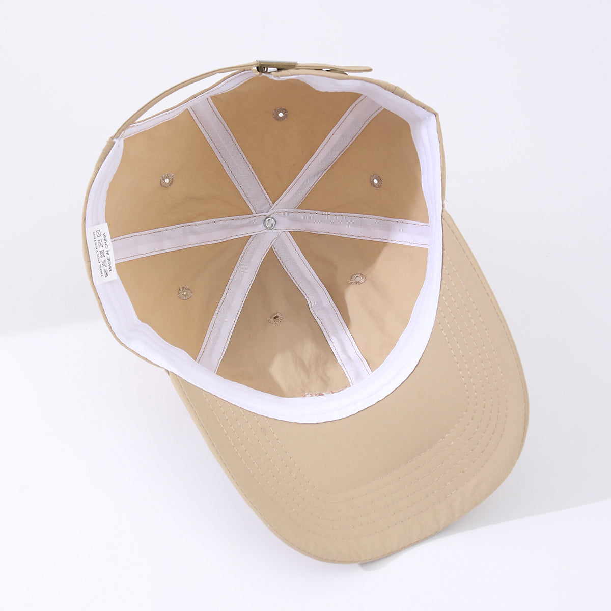 Single-color embroidered English letters Quick-drying Lightweight Adjustable shade Simp