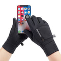 Gants de vélo pour hommes Q803 Flèche polaire doublée de polaire résistant à l'usure