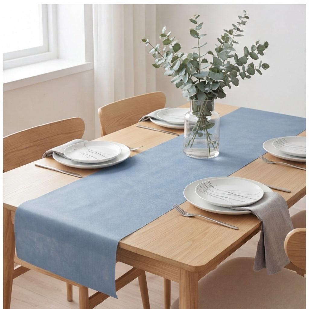 Fumée bleue non tissée