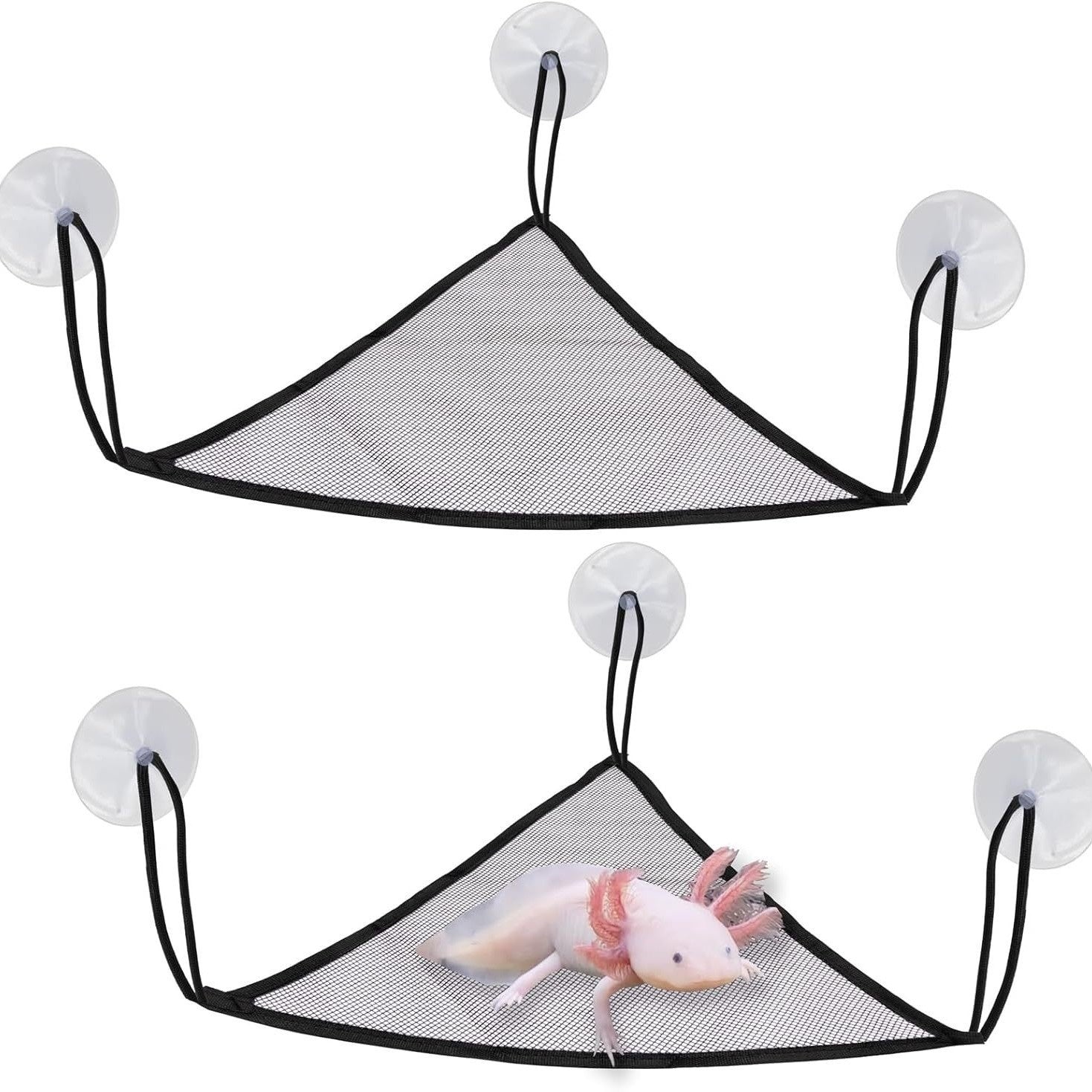 Hammock pour animaux et reptiles avec 6 coupes d'aspiration 1 corde