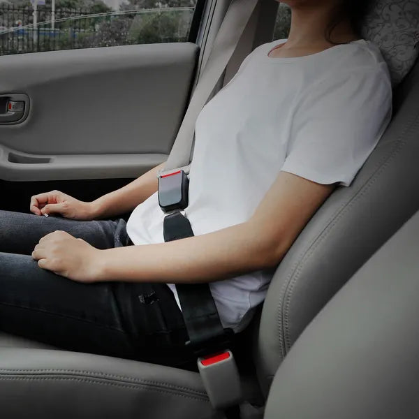 2Pcs Extendeur de ceinture de siège de voiture 14.37in Buckle Tongue Webbing Extension ceinture de sécurité